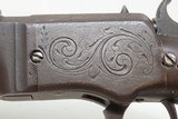 VERY RARE Antique FACTORY ENGRAVED Smith & Wesson PRE-VOLCANIC No. 1 Pistol Precursor to Henry & Winchester Made Circa 1854-55 - 5 of 19