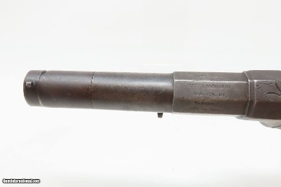 VERY RARE Antique FACTORY ENGRAVED Smith & Wesson PRE-VOLCANIC No. 1 Pistol Precursor to Henry & Winchester Made Circa 1854-55 - Image 11 of 19