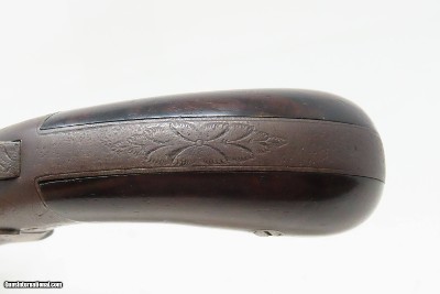 VERY RARE Antique FACTORY ENGRAVED Smith & Wesson PRE-VOLCANIC No. 1 Pistol Precursor to Henry & Winchester Made Circa 1854-55 - Image 9 of 19