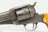 Antique REMINGTON Model 1875 .44-40 WCF SAA Revolver JESSE JAMES Ilion, NYWith Ivory Grips & Lanyard Ring - 4 of 17