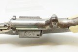 ENGRAVED CIVIL WAR Antique SMITH & WESSON No 2 Old Army CAPTAIN INSCRIPTION CARVED IVORY with EAGLE & “LIBERTY” - 12 of 17