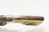 ENGRAVED CIVIL WAR Antique SMITH & WESSON No 2 Old Army CAPTAIN INSCRIPTION CARVED IVORY with EAGLE & “LIBERTY” - 6 of 17