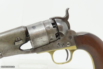 1862 mfr CIVIL WAR Antique U.S. COLT Model 1860 .44 Percussion ARMY 4-Screw Most Prolific Union Officer & Cavalry Sidearm - Image 4 of 18