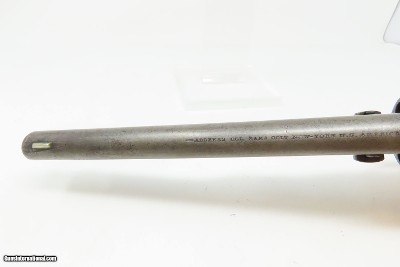 1862 mfr CIVIL WAR Antique U.S. COLT Model 1860 .44 Percussion ARMY 4-Screw Most Prolific Union Officer & Cavalry Sidearm - Image 10 of 18