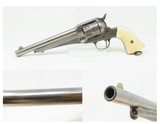 Antique REMINGTON M1875 .44-40 WCF Single Action ARMY Revolver JESSE JAMESJESSE & FRANK JAMES Revolver of Choice IVORY GRIP - 1 of 17