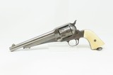 Antique REMINGTON M1875 .44-40 WCF Single Action ARMY Revolver JESSE JAMESJESSE & FRANK JAMES Revolver of Choice IVORY GRIP - 2 of 17