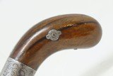 c1850s Antique BELGIAN Ring Trigger PEPPERBOX Revolver .36 Perc DAMASCUS
Early Repeater, Personal Defense - 3 of 17