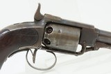 SCARCE Antique JAMES WARNER Pocket Revolver CIVIL WAR Era.28 PercussionSPRINGFIELD, MASSACHUSETTS Mfg. Pocket Revolver - 15 of 16