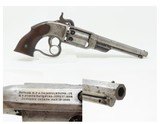 CIVIL WAR Antique U.S. SAVAGE .36 NAVY Two-Trigger CARTOUCHES Middletown CT MARTIALLY INSPECTED .36 Caliber Two-Trigger Revolver - 1 of 18