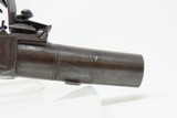 IRISH County WICKLOW Marked Antique H. NOCK Boxlock FLINTLOCK Pocket Pistol With the IRISH REGISTRATION MARK on Barrel & Grip - 18 of 18