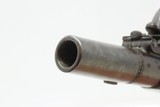 IRISH County WICKLOW Marked Antique H. NOCK Boxlock FLINTLOCK Pocket Pistol With the IRISH REGISTRATION MARK on Barrel & Grip - 10 of 18