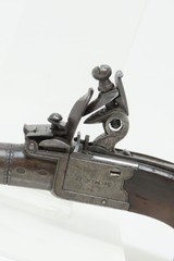 IRISH County WICKLOW Marked Antique H. NOCK Boxlock FLINTLOCK Pocket Pistol With the IRISH REGISTRATION MARK on Barrel & Grip - 4 of 18