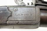 IRISH County WICKLOW Marked Antique H. NOCK Boxlock FLINTLOCK Pocket Pistol With the IRISH REGISTRATION MARK on Barrel & Grip - 14 of 18