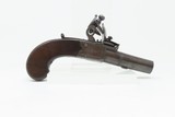IRISH County WICKLOW Marked Antique H. NOCK Boxlock FLINTLOCK Pocket Pistol With the IRISH REGISTRATION MARK on Barrel & Grip - 15 of 18