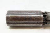 ENGRAVED Antique J.R. COOPER’S Patent 6-Shot BRITISH Percussion PEPPERBOX
1850s RING TRIGGER 6-Shot UNDERHAMMER Pistol - 14 of 18