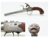 Pre-REVOLUTIONARY WAR Rare ENGRAVED Antique JOSEPH GRIFFIN Flintlock Pistol 250+ Year Old ENGRAVED Flintlock .60 MANSTOPPER - 1 of 18