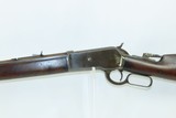 c1889 Antique WINCHESTER Model 1886 Lever Action .40-82 WCF REPEATING Rifle Octagonal Barrel & Tang Peep Sight - 4 of 19