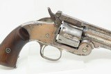 LETTERED Antique SMITH & WESSON U.S. 2nd Model .45 SCHOFIELD ARMY Revolver One of 5,934 Second Models Manufactured c. 1876-77 - 17 of 23