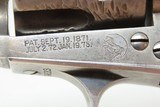 LETTERED Antique COLT “PEACEMAKER” .32-20 WCF SINGLE ACTION ARMY Revolver
WILD WEST .32 WCF Colt 6-Shooter Made in 1897! - 6 of 22