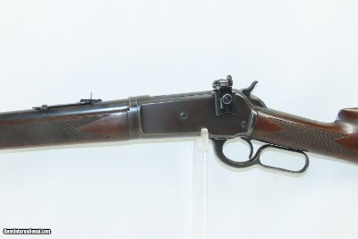 c1920 mfr. WINCHESTER Model 86 LIGHTWEIGHT TAKEDOWN Lever Action.33 WCFWith Lyman Peep Sight and Flip-Up Globe Front Sight - Image 4 of 21