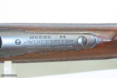 c1920 mfr. WINCHESTER Model 86 LIGHTWEIGHT TAKEDOWN Lever Action.33 WCFWith Lyman Peep Sight and Flip-Up Globe Front Sight - Image 12 of 21