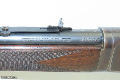 c1920 mfr. WINCHESTER Model 86 LIGHTWEIGHT TAKEDOWN Lever Action.33 WCFWith Lyman Peep Sight and Flip-Up Globe Front Sight - Image 7 of 21