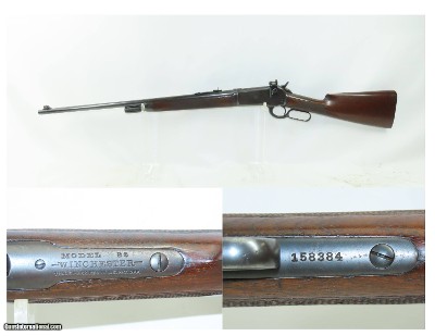 c1920 mfr. WINCHESTER Model 86 LIGHTWEIGHT TAKEDOWN Lever Action.33 WCF
With Lyman Peep Sight and Flip-Up Globe Front Sight