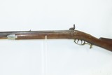 FRONTIER Antique PIONEER Long Rifle Half Stock .40 Caliber Percussion Mid-1800s HOMESTEAD/HUNTING Rifle - 16 of 19