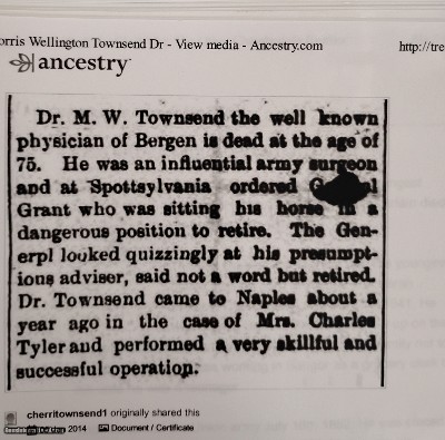 CIVIL WAR SURGEON NY 47th & 44th Antique U.S. COLT Model 1860 ARMY Revolver Dr. Morris Wellington Townsend of Bergen, NY - Image 18 of 25