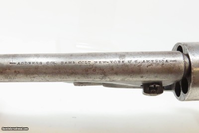 CIVIL WAR SURGEON NY 47th & 44th Antique U.S. COLT Model 1860 ARMY Revolver Dr. Morris Wellington Townsend of Bergen, NY - Image 7 of 25