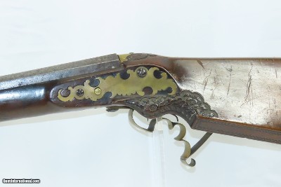 AUSTRIAN 19th Century Anton Schreiber BELLOWS Crank Handle Tip-Up AIR GUN RELIEF CARVED & ENGRAVED Made in GRAZ, AUSTRIA - Image 2 of 16