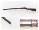 c1899 mfr. WINCHESTER 1894 .30-30 WCF Lever Action C&R Rifle JOHN BROWNINGOctagonal Barrel, Crescent Butt Plate, Tang Peep Sight - 1 of 20