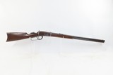 c1899 mfr. WINCHESTER 1894 .30-30 WCF Lever Action C&R Rifle JOHN BROWNINGOctagonal Barrel, Crescent Butt Plate, Tang Peep Sight - 15 of 20