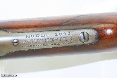 c1910 WINCHESTER Model 1892 Lever Action RIFLE .25-20 C&R Octagonal BarrelPre-WORLD WAR I Era Lever Action Made in 1910 - Image 11 of 21