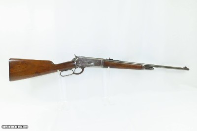 c1918 WINCHESTER M1886 “LIGHTWEIGHT” Lever Action TAKEDOWN .33 WCF Repeater WORLD WAR I Era Hunting/Sporting TAKEDOWN RIFLE - Image 15 of 20