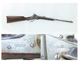 CIVIL WAR Antique US SHARPS NEW MODEL 1863 .52 Saddle Ring CARBINE Frontier ICONIC Carbine in Original Percussion Configuration