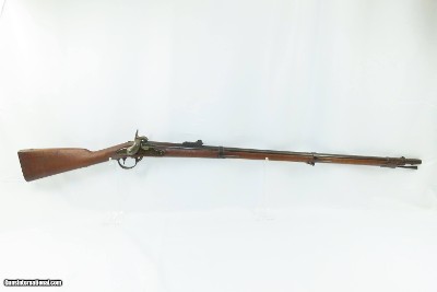 RIFLED & SIGHTED Antique U.S. SPRINGFIELD ARMORY M1840 Conversion MUSKETCIVIL WAR Musket Used by Both CONFEDERATE & UNION - Image 2 of 19