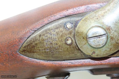RIFLED & SIGHTED Antique U.S. SPRINGFIELD ARMORY M1840 Conversion MUSKETCIVIL WAR Musket Used by Both CONFEDERATE & UNION - Image 6 of 19