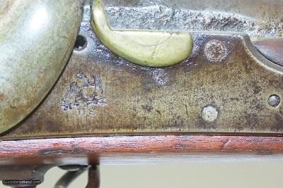 RIFLED & SIGHTED Antique U.S. SPRINGFIELD ARMORY M1840 Conversion MUSKETCIVIL WAR Musket Used by Both CONFEDERATE & UNION - Image 7 of 19