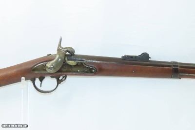 RIFLED & SIGHTED Antique U.S. SPRINGFIELD ARMORY M1840 Conversion MUSKETCIVIL WAR Musket Used by Both CONFEDERATE & UNION - Image 4 of 19