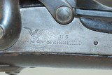 Antique U.S. SPRINGFIELD TRAPDOOR .45-70 Saddle Ring Carbine INDIAN WARSSingle Shot U.S. MILITARY Arm - 6 of 20