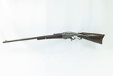 c1877 mfr Antique EVANS “NEW MODEL” .44 Lever Action Rifle Octagonal Barrel SCARCE Maine Manufactured 28-Round Repeater - 13 of 18