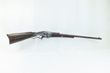 c1877 mfr Antique EVANS “NEW MODEL” .44 Lever Action Rifle Octagonal Barrel SCARCE Maine Manufactured 28-Round Repeater - 2 of 18