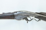 c1877 mfr Antique EVANS “NEW MODEL” .44 Lever Action Rifle Octagonal Barrel SCARCE Maine Manufactured 28-Round Repeater - 15 of 18