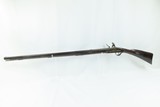 NEW ENGLAND Style Antique FLINTLOCK Long Rifle w/H. W. MORTIMER & Son Lock
ENGRAVED German Silver Hardware, BRITISH PROOFED Barrel - 16 of 23