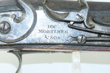 NEW ENGLAND Style Antique FLINTLOCK Long Rifle w/H. W. MORTIMER & Son Lock
ENGRAVED German Silver Hardware, BRITISH PROOFED Barrel - 6 of 23