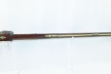 NEW ENGLAND Style Antique FLINTLOCK Long Rifle w/H. W. MORTIMER & Son Lock
ENGRAVED German Silver Hardware, BRITISH PROOFED Barrel - 9 of 23