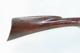 NEW ENGLAND Style Antique FLINTLOCK Long Rifle w/H. W. MORTIMER & Son Lock
ENGRAVED German Silver Hardware, BRITISH PROOFED Barrel - 3 of 23