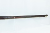 NEW ENGLAND Style Antique FLINTLOCK Long Rifle w/H. W. MORTIMER & Son Lock
ENGRAVED German Silver Hardware, BRITISH PROOFED Barrel - 5 of 23