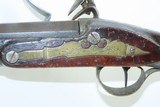 NEW ENGLAND Style Antique FLINTLOCK Long Rifle w/H. W. MORTIMER & Son Lock
ENGRAVED German Silver Hardware, BRITISH PROOFED Barrel - 15 of 23